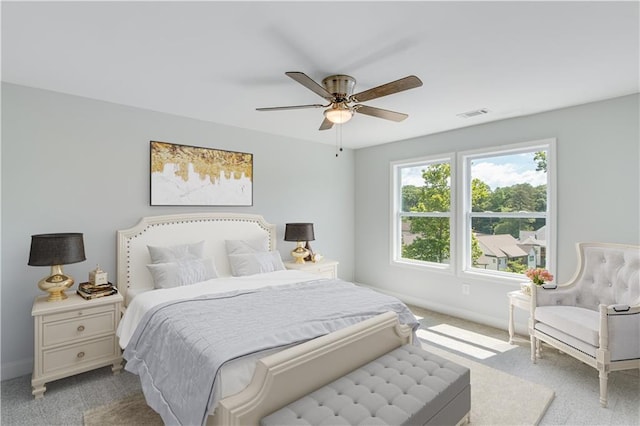 1226 Bloomsbury Ln, Gainesville, GA 30501 - bedroom featuring carpet, baseboards, and ceiling fan