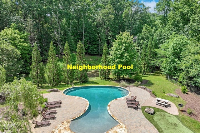 1226 Bloomsbury Ln, Gainesville, GA 30501 - swimming pool featuring a patio