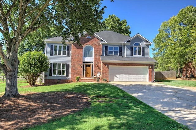 11 Trotters Walk NE, Cartersville, GA 30121 - view of front of property with concrete driveway, an attached garage, and brick siding