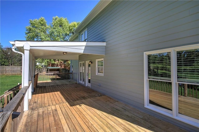 11 Trotters Walk NE, Cartersville, GA 30121 - deck with french doors