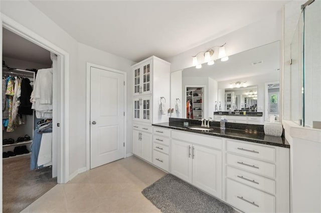 130 W Pier Way, Fayetteville, GA 30214 - bathroom featuring vanity and a walk in closet