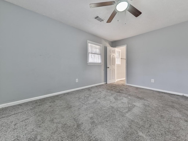 525 Henson Cir, Carrollton, GA 30117 - carpeted empty room featuring ceiling fan and baseboards