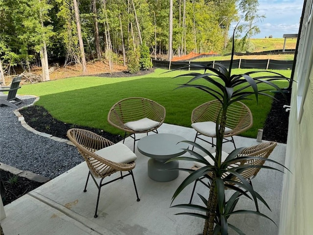 exterior space with a patio area