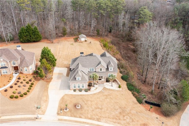 1227 Castle Point Ct SW, Conyers, GA 30094 - view from above of property with a forest