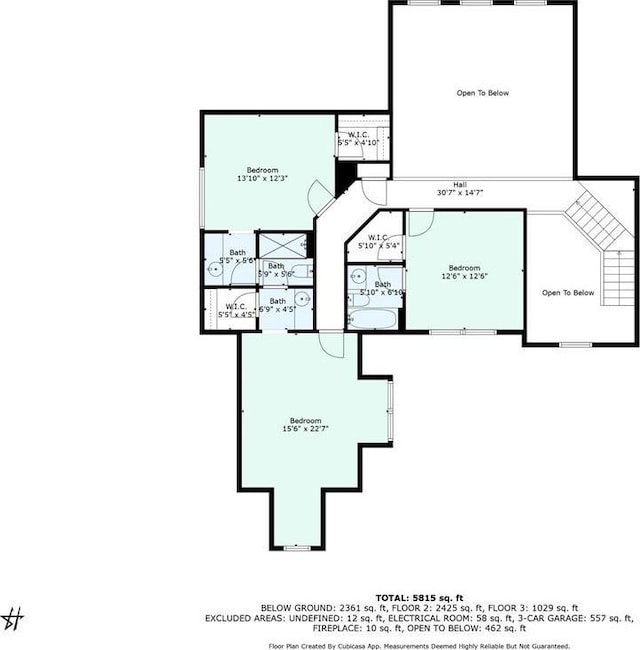 1227 Castle Point Ct SW, Conyers, GA 30094 - view of room layout