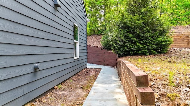 view of side of home