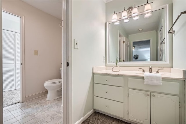 12 Westchester Sq, Decatur, GA 30030 - bathroom with vanity and crown molding