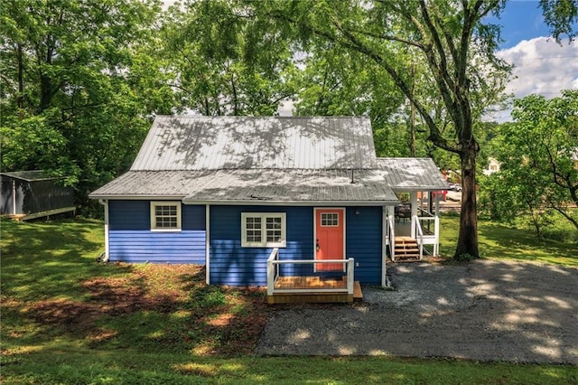 235 Lowry St, Ball Ground, GA 30107 - view of outbuilding featuring view of wooded area