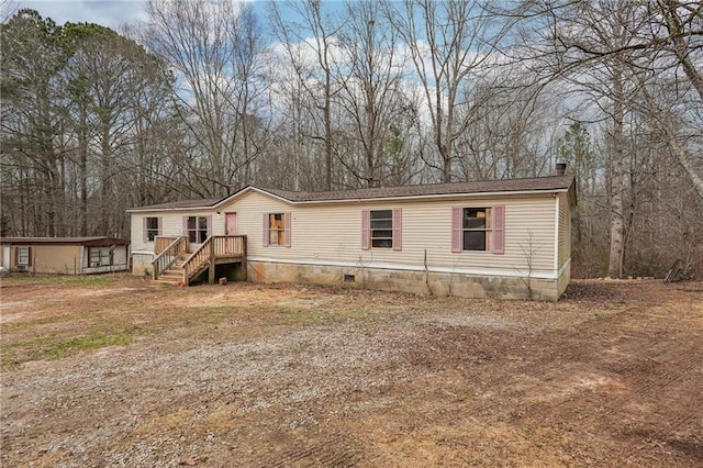 view of manufactured / mobile home