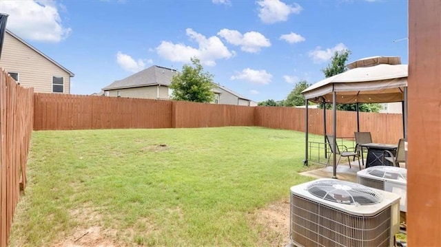 556 Emporia Loop, Mcdonough, GA 30253 - view of yard with cooling unit and a gazebo