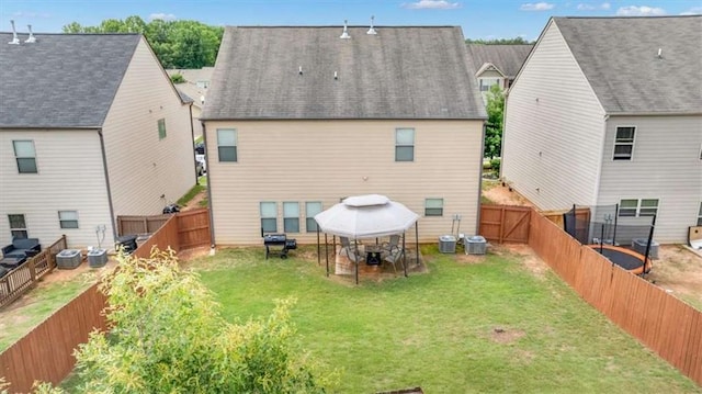 556 Emporia Loop, Mcdonough, GA 30253 - rear view of property with a gazebo