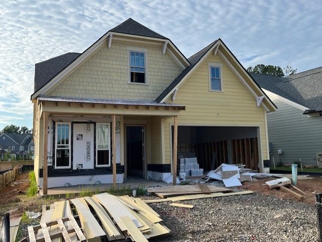1243 Lakeside Overlook, Canton, GA 30114 - view of front of property with an attached garage