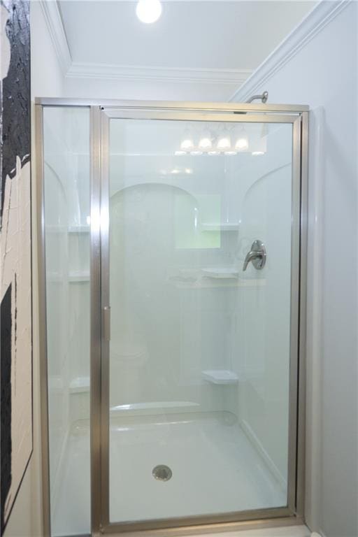 40 Eryn Ter, Covington, GA 30014 - full bath with a shower stall and crown molding