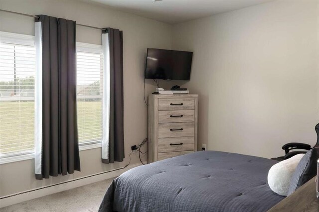 bedroom featuring carpet flooring