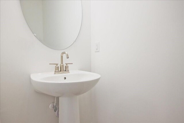 bathroom with a sink