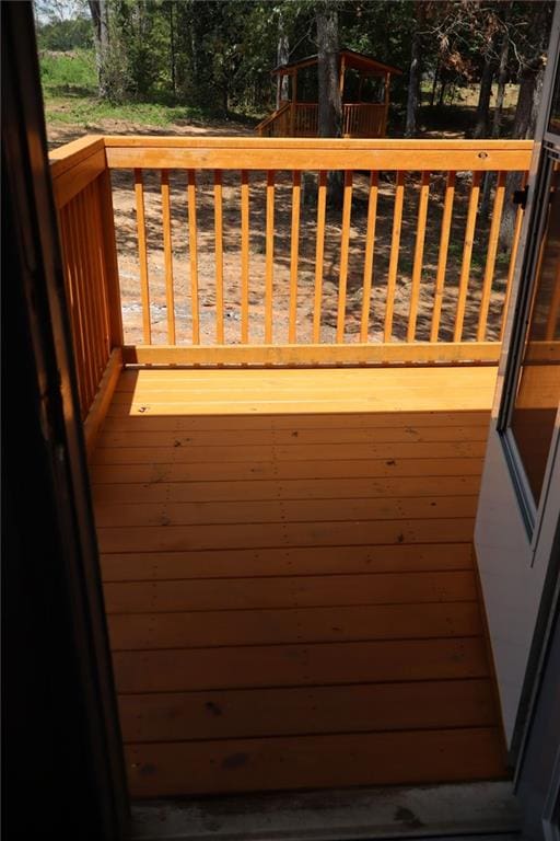 view of deck