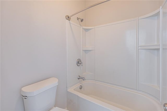 bathroom with  shower combination and toilet