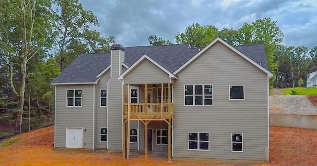 view of rear view of house