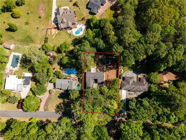 drone / aerial view