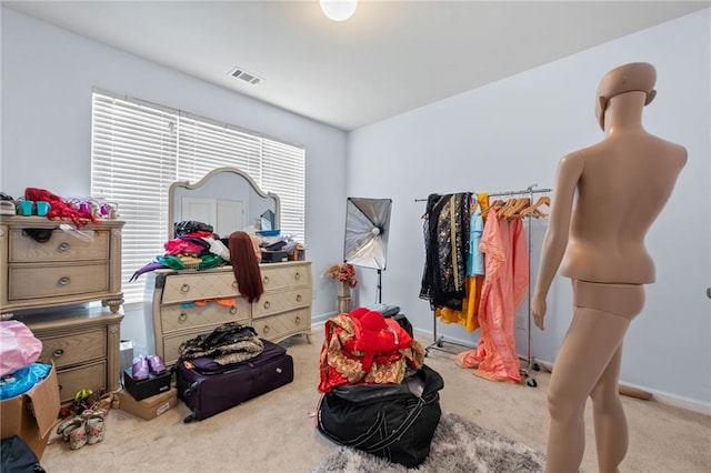 1612 Nations Trl, Riverdale, GA 30296 - bedroom with baseboards, carpet, and visible vents
