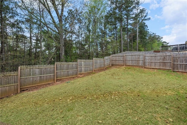 1612 Nations Trl, Riverdale, GA 30296 - view of yard featuring a fenced backyard