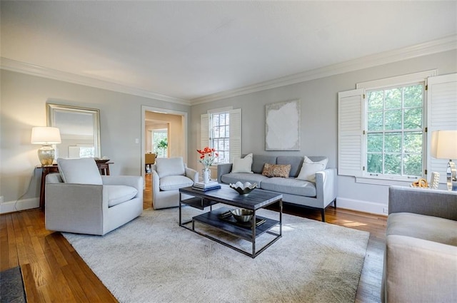 2007 Mount Vernon Pl, Dunwoody, GA 30338 - living room with crown molding and wood finished floors