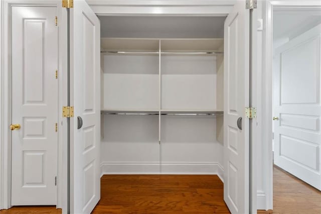 view of closet