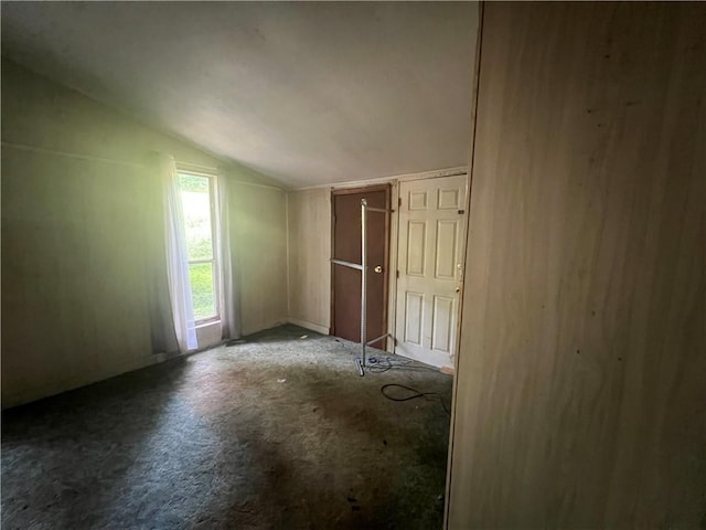 345 Banner Cir, Ellijay, GA 30540 - unfurnished bedroom featuring vaulted ceiling