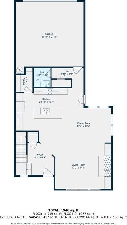 5924 Waterway Pl, Flowery Branch, GA 30542 - floor plan / room layout