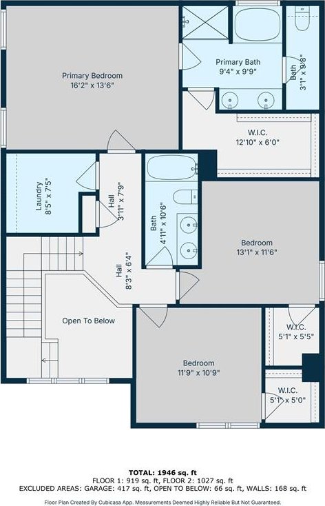 5924 Waterway Pl, Flowery Branch, GA 30542 - home floor plan