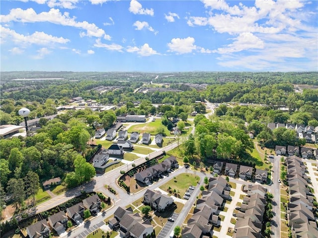 5924 Waterway Pl, Flowery Branch, GA 30542 - aerial view of property's location with nearby suburban area and a heavily wooded area