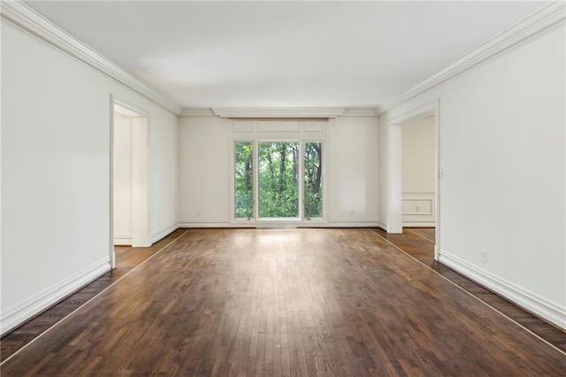 2769 Peachtree Rd NE Unit 7, Atlanta, GA 30305 - spare room with ornamental molding and wood finished floors
