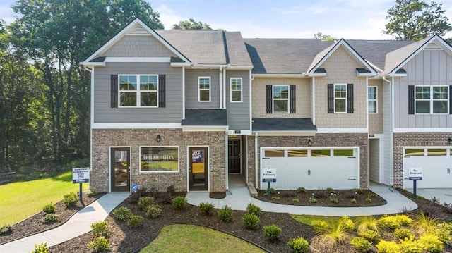 1317 Aura Ln, Lawrenceville, GA 30045 - view of property with a garage