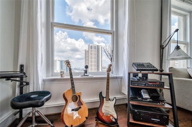 57 Forsyth St NW Unit 12B, Atlanta, GA 30303 - sitting room featuring wood finished floors