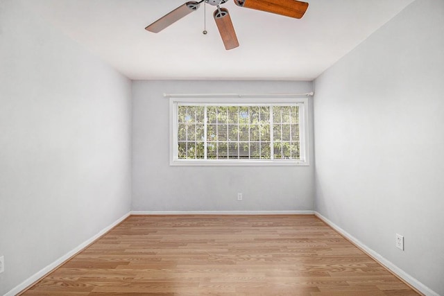 1445 Monroe Dr NE Unit F10, Atlanta, GA 30324 - unfurnished room featuring ceiling fan, light wood-type flooring, and baseboards