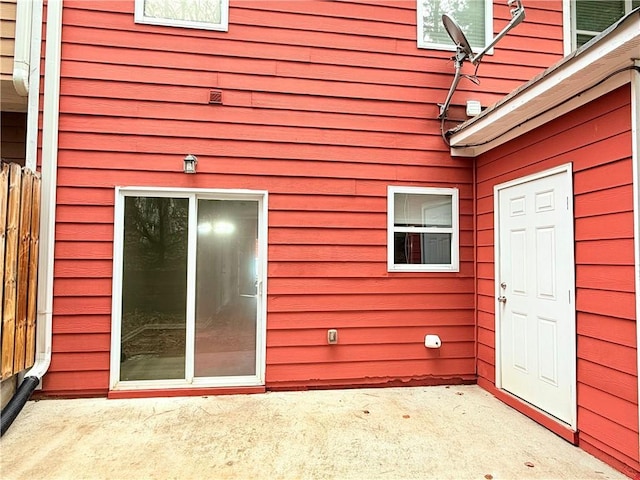 exterior space with a patio