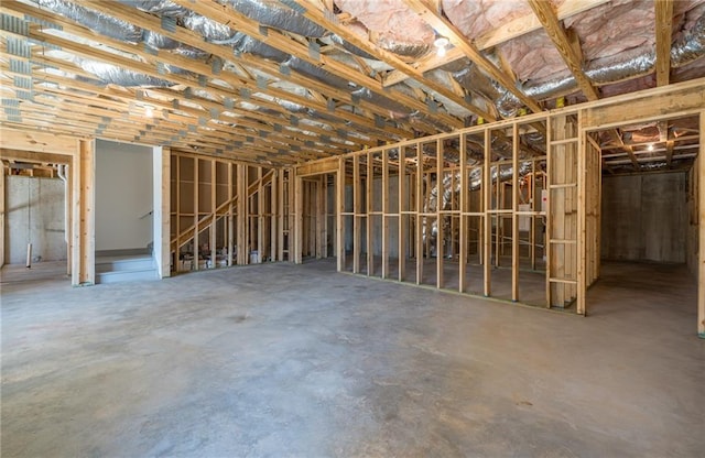 miscellaneous room featuring concrete flooring