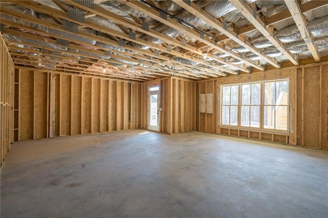 miscellaneous room featuring concrete flooring