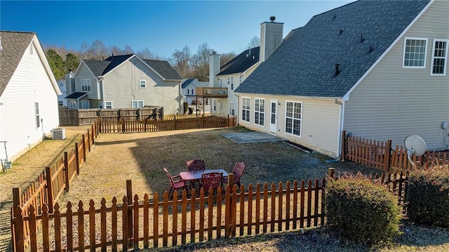 view of rear view of property