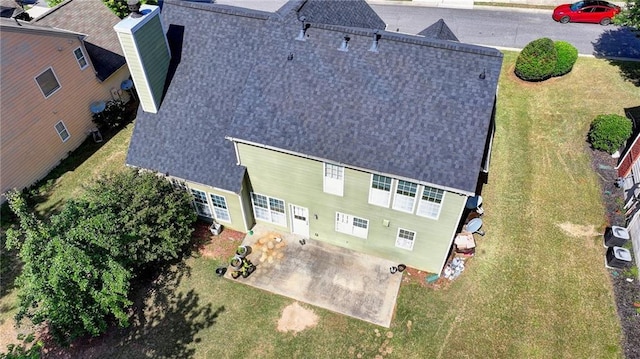 view of subject property