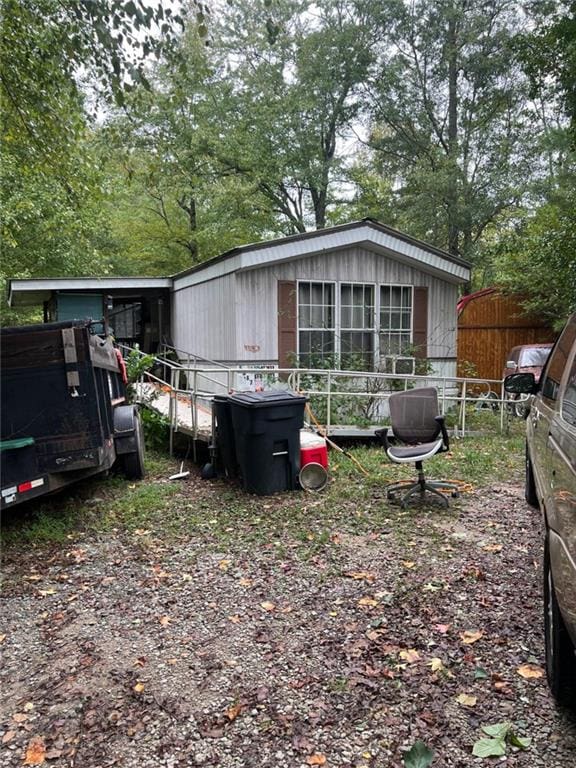 view of rear view of house