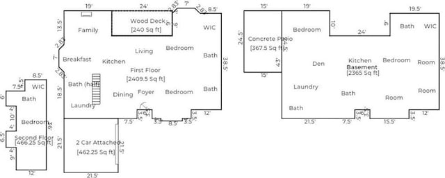 255 Carriage Station Dr, Lawrenceville, GA 30046 - floor plan / room layout