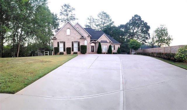255 Carriage Station Dr, Lawrenceville, GA 30046 - view of front of property featuring brick siding and driveway