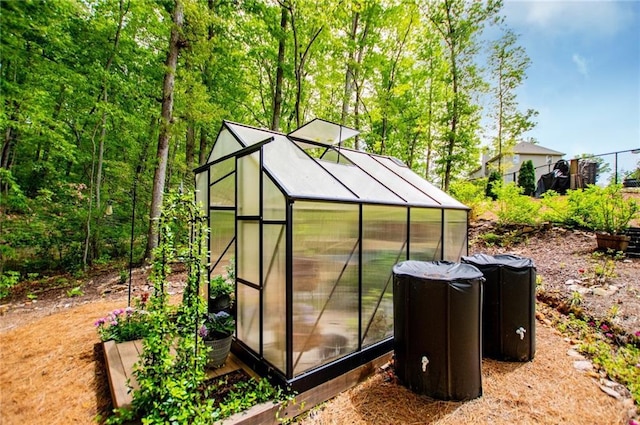 view of greenhouse