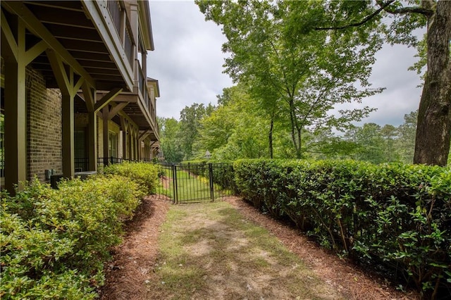 385 Windy Pines Trl, Roswell, GA 30075 - view of yard featuring a gate