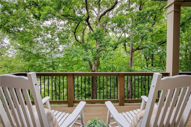385 Windy Pines Trl, Roswell, GA 30075 - view of wooden terrace