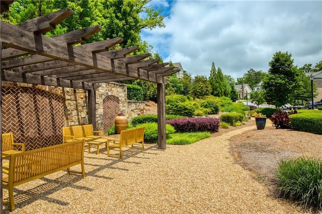 385 Windy Pines Trl, Roswell, GA 30075 - view of patio featuring a pergola