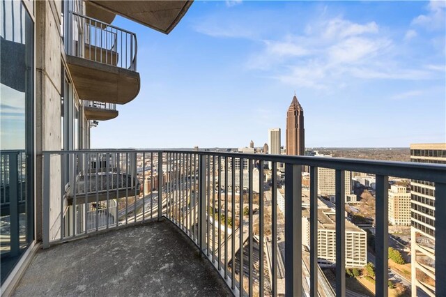 400 W Peachtree St NW Unit 3614, Atlanta, GA 30308 - view of balcony