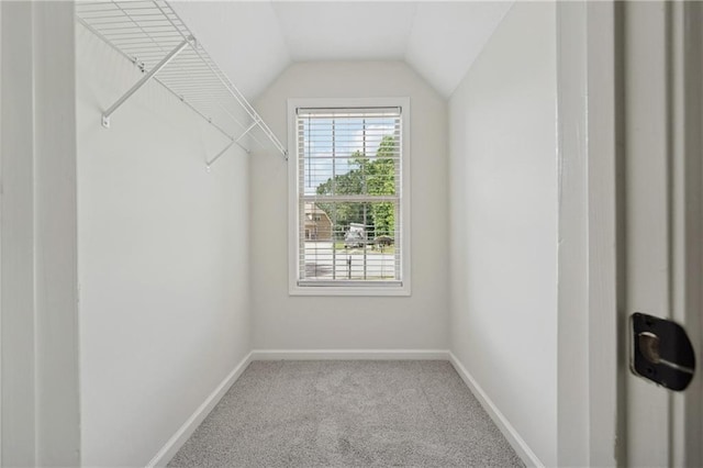 56 Sugar Leaf Ln, Jefferson, GA 30549 - spacious closet featuring vaulted ceiling and carpet
