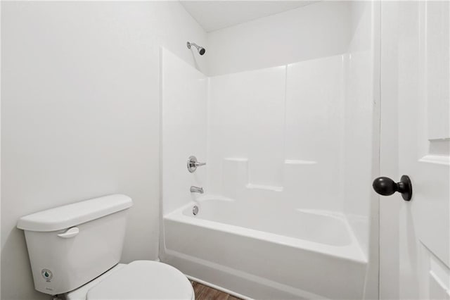56 Sugar Leaf Ln, Jefferson, GA 30549 - bathroom featuring shower / tub combination and wood finished floors